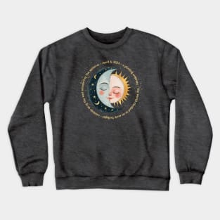 A Fleeting Embrace - Eclipse 4.8.24 Crewneck Sweatshirt